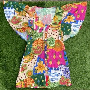 FARM Rio button up dress